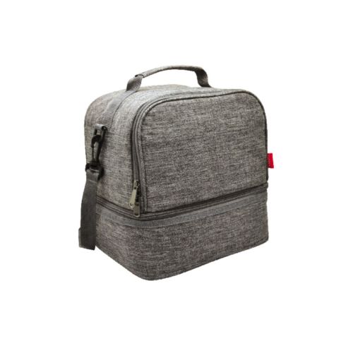 Sac à bento isotherme 'Uji', RPET gris chiné Sac à bento isotherme 'Uji', RPET gris chiné