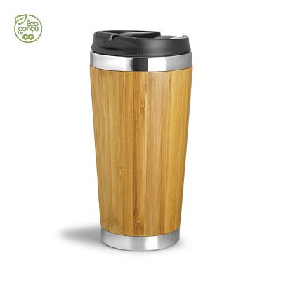 Mug isotherme leakproof 410 ml WOOD YOU Mug isotherme leakproof 410 ml WOOD YOU