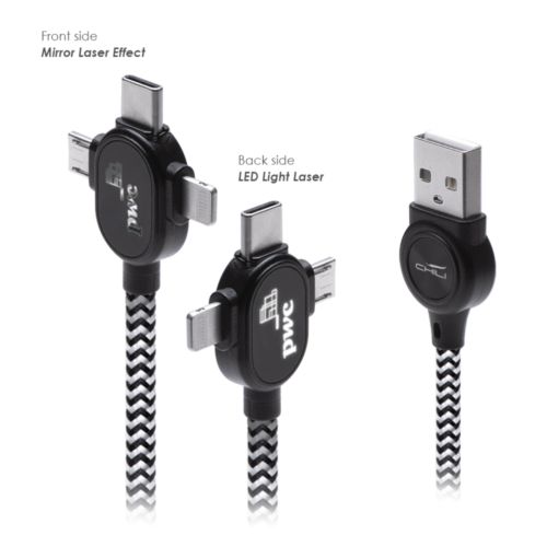 Cable 3en1 charge et transfert Xpress STOCK Cable 3en1 charge et transfert Xpress STOCK