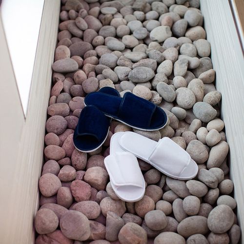 OPEN TOE SLIPPERS WITH SIDE FASTENING Objets publicitaires OPEN TOE SLIPPERS WITH SIDE FASTENING Objets publicitaires