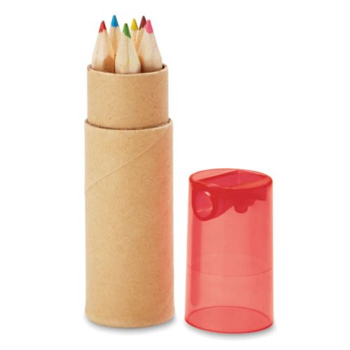 PETIT LAMBUT Tube de 6 crayons couleur PETIT LAMBUT Tube de 6 crayons couleur
