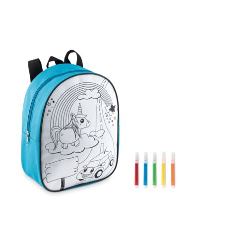 Sac à dos à colorier en 600D SOBELPU SPRL objet publicitaire personnalisable Belgique Sac à dos à colorier en 600D SOBELPU SPRL objet publicitaire personnalisable Belgique