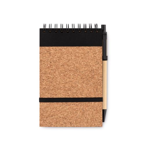 Carnet A6 en liège avec stylo PERSONNALISABLE Carnet A6 en liège avec stylo PERSONNALISABLE