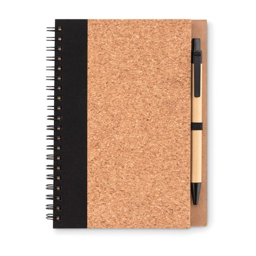 Carnet en liège avec stylo SOBELPU SPRL objet publicitaire personnalisable Belgique Carnet en liège avec stylo SOBELPU SPRL objet publicitaire personnalisable Belgique