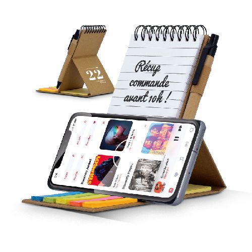 CARNET DE NOTES REPOSITIONNABLES & SUPPORT TELEPHONE CARNET DE NOTES REPOSITIONNABLES & SUPPORT TELEPHONE