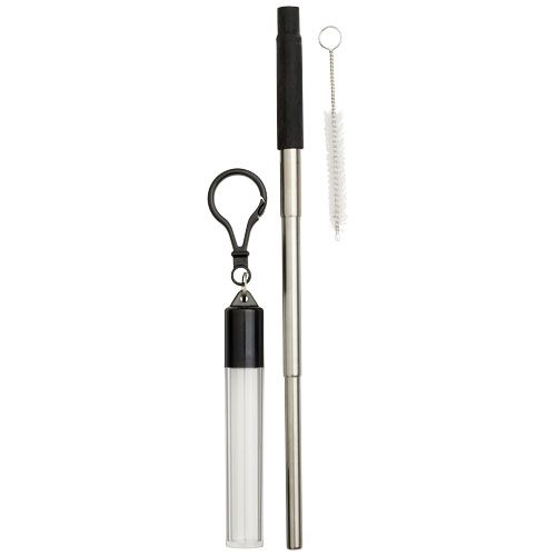 Porte-clés et paille réutilisable en acier inoxydable Zeya WIZ PUB Porte-clés et paille réutilisable en acier inoxydable Zeya WIZ PUB