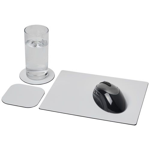 Ensemble de tapis de souris et sous-verre Brite-Mat® par 2G Publicité Ensemble de tapis de souris et sous-verre Brite-Mat® par 2G Publicité
