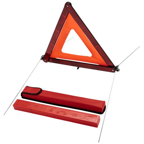 Triangle de sécurité et sa pochette de rangement Carl Triangle de sécurité et sa pochette de rangement Carl