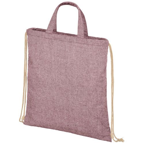 Mochila de cuerdas de algodón reciclado de 210 g/m² 6L 