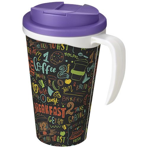 Brite-Americano Grande 350 ml mug with spill-proof lid brindes LISBOA Brite-Americano Grande 350 ml mug with spill-proof lid brindes LISBOA
