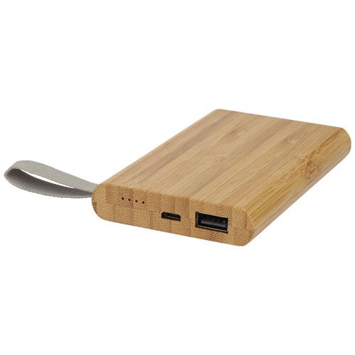 Powerbank de 5000 mAh em bambu "Tulda" brindes LISBOA Powerbank de 5000 mAh em bambu "Tulda" brindes LISBOA