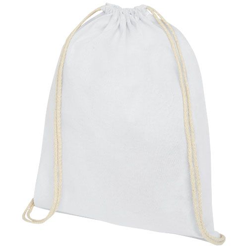 Sac à dos Oregon en coton de 140 g/m² avec cordon de serrage Sac à dos Oregon en coton de 140 g/m² avec cordon de serrage