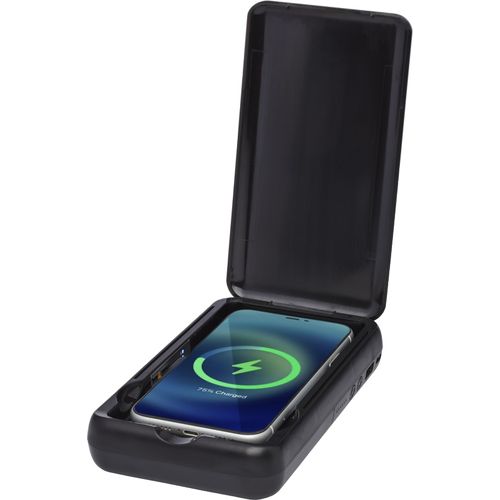 Désinfectant UV Nucleus pour smartphones avec batterie de secours sans fil de 10 000 mAh Désinfectant UV Nucleus pour smartphones avec batterie de secours sans fil de 10 000 mAh