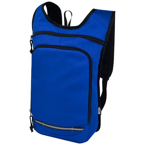 Sac à dos pliable Dillon en rPET AWARE™, bleu marine