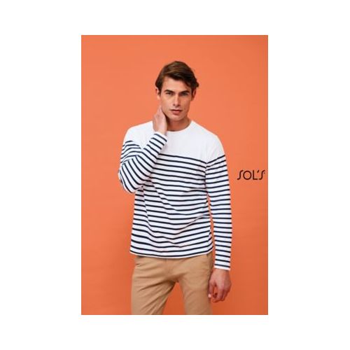 TEE-SHIRT HOMME MANCHES LONGUES RAYÉ MATELOT LSL MEN personnalisé montpellier Paris Ile de France TEE-SHIRT HOMME MANCHES LONGUES RAYÉ MATELOT LSL MEN personnalisé montpellier Paris Ile de France