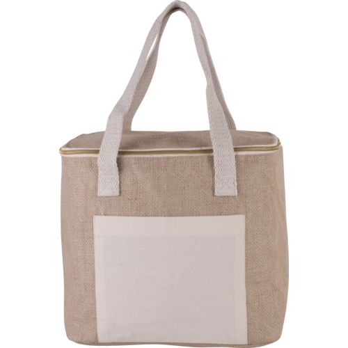 Sac isotherme en jute - modèle moyen Sac isotherme en jute - modèle moyen