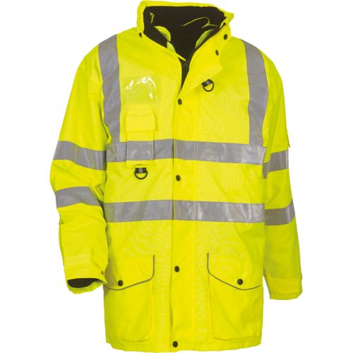 Parka de sécurité haute visibilité 7 en 1 Parka de sécurité haute visibilité 7 en 1