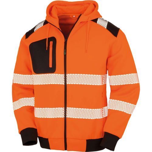 Sweatshirt de segurança com capuz de material reciclado brindes LISBOA Sweatshirt de segurança com capuz de material reciclado brindes LISBOA