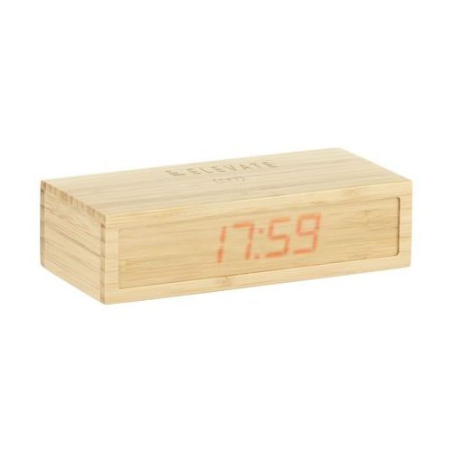 Bamboo Alarm Clock with Wireless Charger chargeur Objets publicitaires personnalisation FRANCE SUD PIERRE CLIPPER BV goodies personnalisation marseille Bamboo Alarm Clock with Wireless Charger chargeur Objets publicitaires personnalisation FRANCE SUD PIERRE CLIPPER BV goodies personnalisation marseille