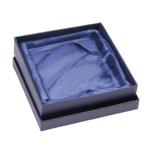 BOÎTE BLEUE 125X125X30 objet publicitaire original BOÎTE BLEUE 125X125X30 objet publicitaire original