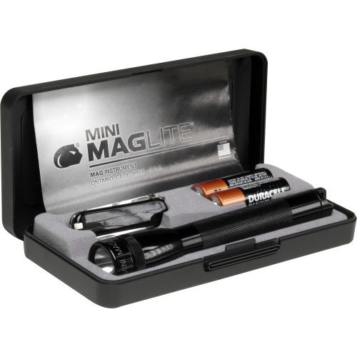 Aluminium torch Mag-lite mini with pocket knife Victorinox brindes LISBOA Aluminium torch Mag-lite mini with pocket knife Victorinox brindes LISBOA