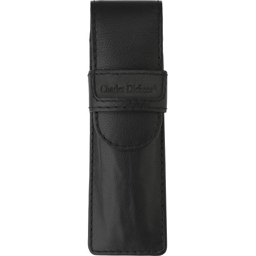 Étui à stylo en cuir Charles Dickens Étui à stylo en cuir Charles Dickens
