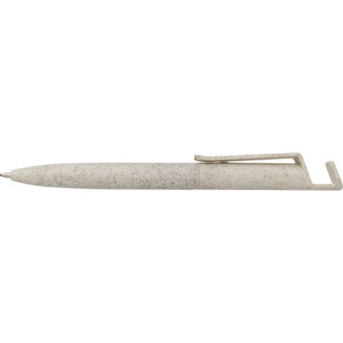 Stylo bille twist en paille de blé, mine noire Stylo bille twist en paille de blé, mine noire