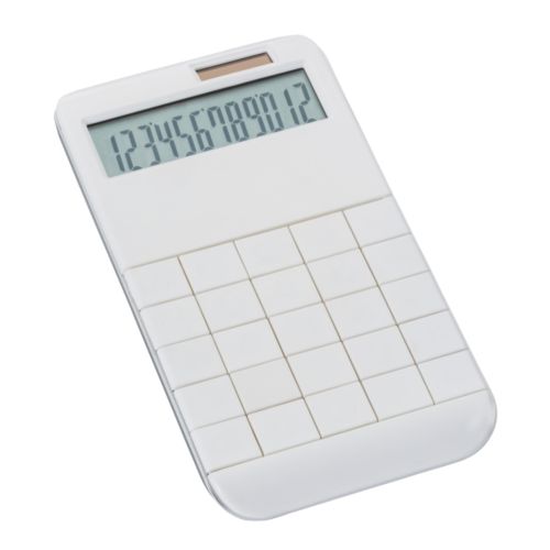 Calculatrice solaire REEVES-SPECTACULATOR WHITE AZAP Objets publicitaires personnalisé par Azap articles promotionnels Cadeau d'affaire Calculatrice solaire REEVES-SPECTACULATOR WHITE AZAP Objets publicitaires personnalisé par Azap articles promotionnels Cadeau d'affaire