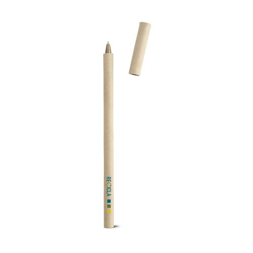 RECICLA. Stylo à bille en papier kraft WIZ PUB RECICLA. Stylo à bille en papier kraft WIZ PUB