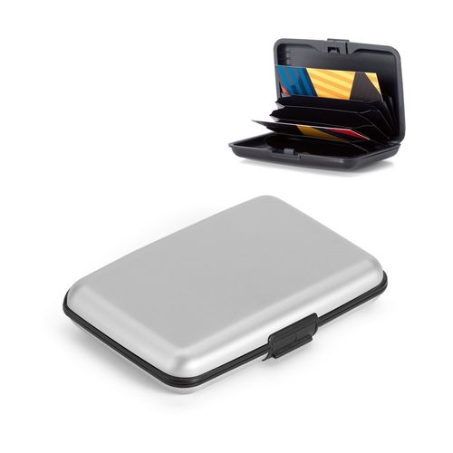 BRONI. Porte-cartes en aluminium - ISOCOM - OBJETS ET TEXTILES PERSONNALISES - NANTES BRONI. Porte-cartes en aluminium - ISOCOM - OBJETS ET TEXTILES PERSONNALISES - NANTES