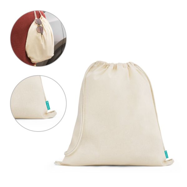 NAMPULA. Saco tipo mochila em algodão brindes LISBOA NAMPULA. Saco tipo mochila em algodão brindes LISBOA