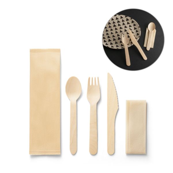 SUYA. Ensemble de couverts en bois SUYA. Ensemble de couverts en bois
