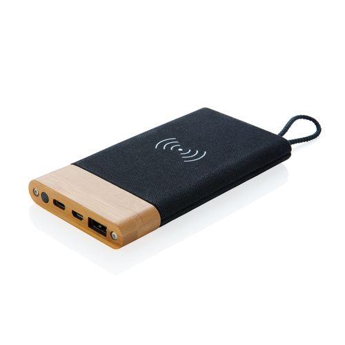 5.000 mAh Bamboo X wireless charging powerbank PERSONAL GIFTS AZAP branded Personalized Printed Goodies by Azap Business Gift 5.000 mAh Bamboo X wireless charging powerbank PERSONAL GIFTS AZAP branded Personalized Printed Goodies by Azap Business Gift