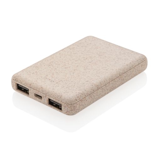 Batterie de secours de poche 5000 mAh en fibre de paille Batterie de secours de poche 5000 mAh en fibre de paille