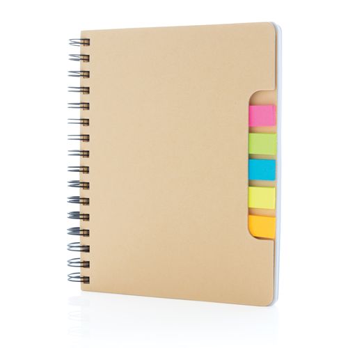 Carnet de notes A5 Kraft avec notes autocollantes - ISOCOM - OBJETS ET TEXTILES PERSONNALISES - NANTES Carnet de notes A5 Kraft avec notes autocollantes - ISOCOM - OBJETS ET TEXTILES PERSONNALISES - NANTES