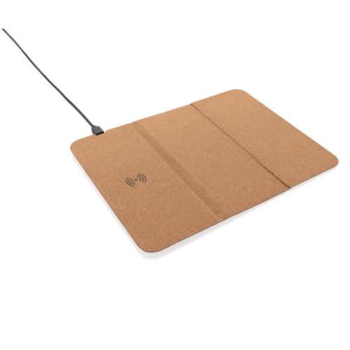 Tapis de souris en liège avec support téléphone et induction par EG Diffusion Tapis de souris en liège avec support téléphone et induction par EG Diffusion