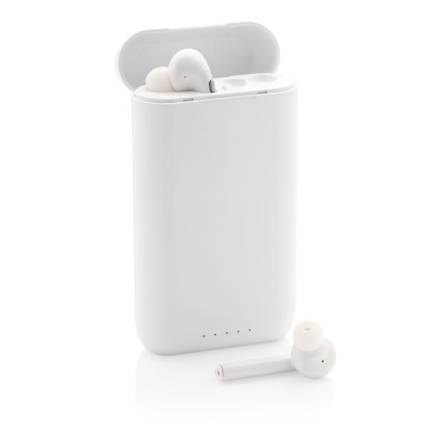 Auriculares Liberty TWS con powerbank de 5.000 mAh Regalos Promocionales personalizados para Empresas Auriculares Liberty TWS con powerbank de 5.000 mAh Regalos Promocionales personalizados para Empresas
