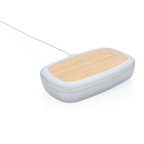 Boîte de stérilisation UV-C avec chargeur sans fil 5W Rena Boîte de stérilisation UV-C avec chargeur sans fil 5W Rena