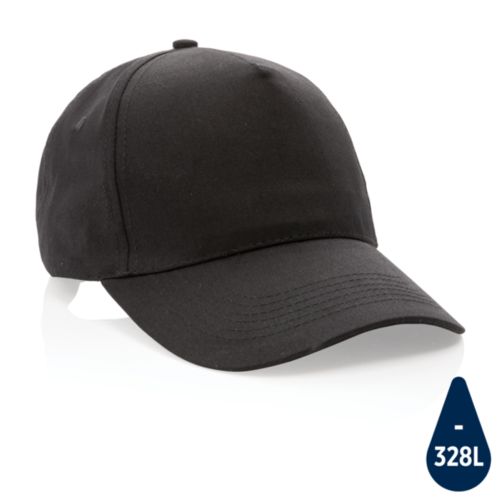 Casquette 5 panneaux en coton recyclé 190gr IMPACT Casquette 5 panneaux en coton recyclé 190gr IMPACT