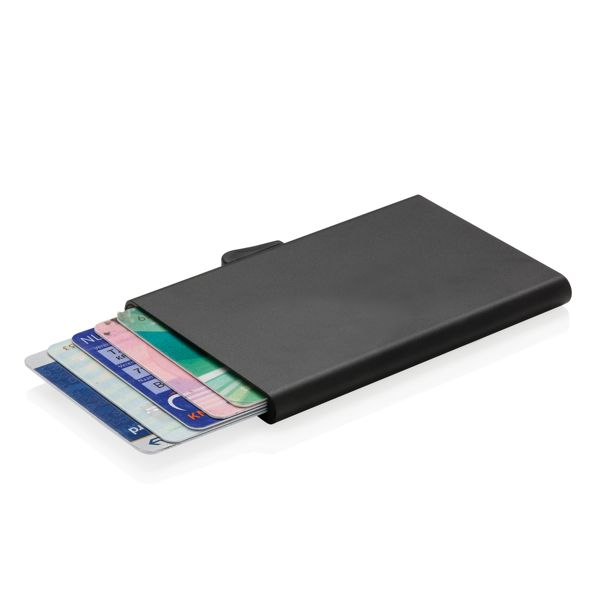 Porte-cartes en aluminium anti RFID C-Secure Porte-cartes en aluminium anti RFID C-Secure