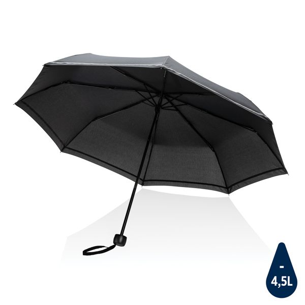Mini parapluie 20.5" rPET 190T réfléchissant Impact AWARE™ Mini parapluie 20.5" rPET 190T réfléchissant Impact AWARE™