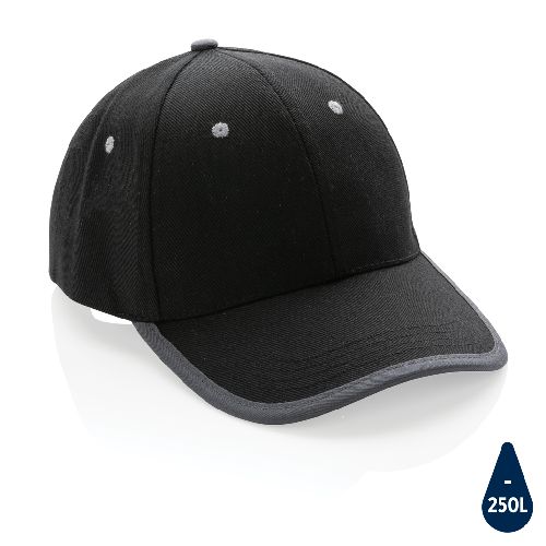 Casquette contraste 6 panneaux coton recyclé Impact AWARE™ Casquette contraste 6 panneaux coton recyclé Impact AWARE™