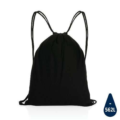 Sac à dos cordelettes en coton recyclé 145 gr Impact AWARE™ Sac à dos cordelettes en coton recyclé 145 gr Impact AWARE™